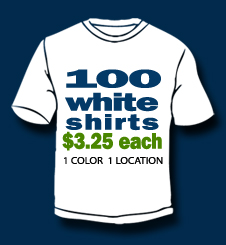 white shirt screen printing sale in mesa arizona